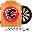 ADD TO YOUR SET: Trademark NHL Calgary Flames Dart Cabinet includes Darts and Board