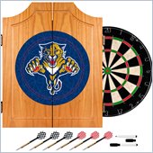 Trademark NHL Florida Panthers Dart Cabinet includes Darts and Board