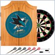 ADD TO YOUR SET: Trademark NHL San Jose Sharks Dart Cabinet includes Darts and Board