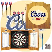 Trademark Coors Dart Cabinet includes Darts and Board