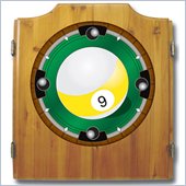 Trademark 9-Ball Dart Cabinet includes Darts and Board