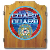 Trademark US Coast Gaurd Cabinet includes Darts and Board