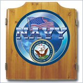 Trademark US Navy Cabinet includes Darts and Board