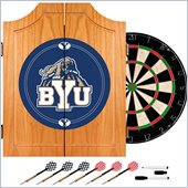 Trademark BYU Dart Cabinet - Darts and Board
