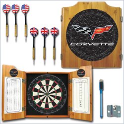 Cymax Store Coupons Trademark Corvette Model C6 Dart Cabinet with board and darts