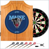 Trademark University of Maine Dart Cabinet with Darts and Board