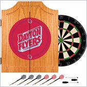 Trademark University of Dayton Dart Cabinet with Board and Darts