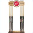ADD TO YOUR SET: Trademark NHL Detroit Redwings 2 piece Wood and Mirror Wall Cue Rack