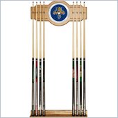 Trademark NHL Florida Panthers 2 piece Wood and Mirror Wall Cue Rack