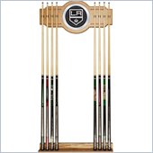 Trademark NHL Los Angeles Kings 2 piece Wood and Mirror Wall Cue Rack