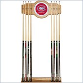 Trademark NHL Montreal Canadians 2 piece Wood and Mirror Wall Cue Rack