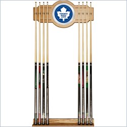 Trademark NHL Toronto Maple Leafs 2 piece Wood and Mirror Wall Cue Rack