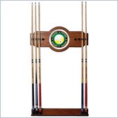 Trademark Nine Ball 2 piece Wood and Mirror Wall Cue Rack