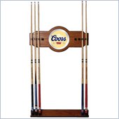 Trademark Coors Original 2 piece Wood and Mirror Wall Cue Rack