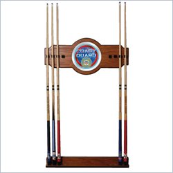 Trademark U.S. Coast Guard 2 piece Wood and Mirror Wall Cue Rack