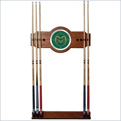 Trademark Colorado State University Wood and Mirror Wall Cue Rack