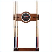 Trademark Corvette C5 2 piece Wood and Mirror Wall Cue Rack