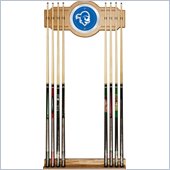 Trademark Seton Hall University Wood and Mirror Wall Cue Rack