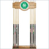 Trademark University of North Dakota Wood and Mirror Wall Cue Rack