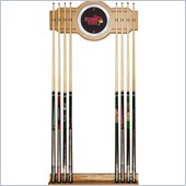 Trademark Illinois State University Wood and Mirror Wall Cue Rack
