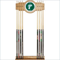Trademark Tulane University Wood & Mirror Wall Cue Rack