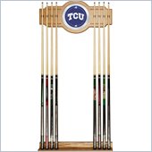 Trademark Texas Christian University Wood & Mirror Wall Cue Rack