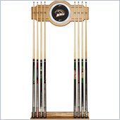Trademark Western Michigan University Wood and Mirror Wall Cue Rack