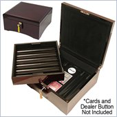 Trademark 750 Mahogany Chip Case High Lacquer Finish