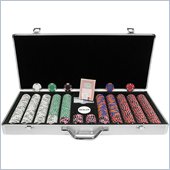 Trademark 650 Chip Tri-Color Triple Crown Set w/Aluminum Case