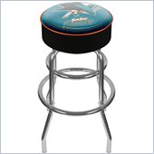 Trademark Retro NHL San Jose Sharks Padded Bar Stool