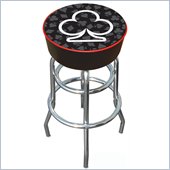 Trademark Retro Four Aces Club Logo Padded Bar Stool