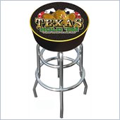 Trademark Retro Tradmark Texas Hold 'em Logo Padded Bar Stool