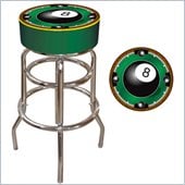 Trademark Retro Rack'em 8-Ball Padded Bar Stool
