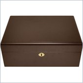 Trademark Mahogany Poker Chip Case - Holds 500 Chips
