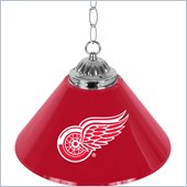 Trademark NHL Detroit Redwings 14 Inch Single Shade Bar Lamp