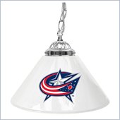 Trademark NHL Columbus Blue Jackets 14 Inch Single Shade Bar Lamp