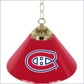 Trademark NHL Montreal Canadiens 14 Inch Single Shade Bar Lamp