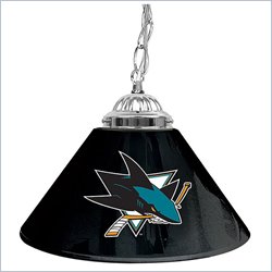 Trademark NHL San Jose Sharks 14 Inch Single Shade Bar Lamp