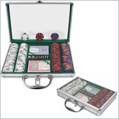 Trademark 200 Chip Tri-Color Triple Crown Set w/Clear Cover Alum. Case