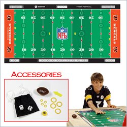 Trademark NFLR Licensed Finger FootballT Game Mat - Bengals