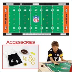 Trademark NFLR Licensed Finger FootballT Game Mat - Broncos