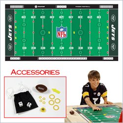 Cymax Store Coupons Trademark NFLR Licensed Finger FootballT Game Mat - Jets