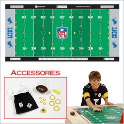 Trademark NFLR Licensed Finger FootballT Game Mat - Lions