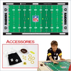 Trademark NFLR Licensed Finger FootballT Game Mat - Raiders