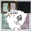 ADD TO YOUR SET: Trademark Kem 100% Plastic Playing Cards - Brown & Green Narrow