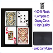 Trademark KEM Jumbo Index Paisley Bridge Size Playing Cards