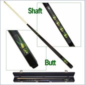 Trademark Pot Smoking Skull Pool Cue
