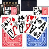Trademark CopagT Poker Size Magnum Index - Blue 'Red Setup