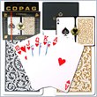 ADD TO YOUR SET: Trademark CopagT Bridge Size 1546 Design Regular Index - Black & Gold