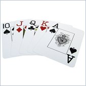 Trademark Marion Pro Poker Jumbo 100% Plastic Playing Cards Blue